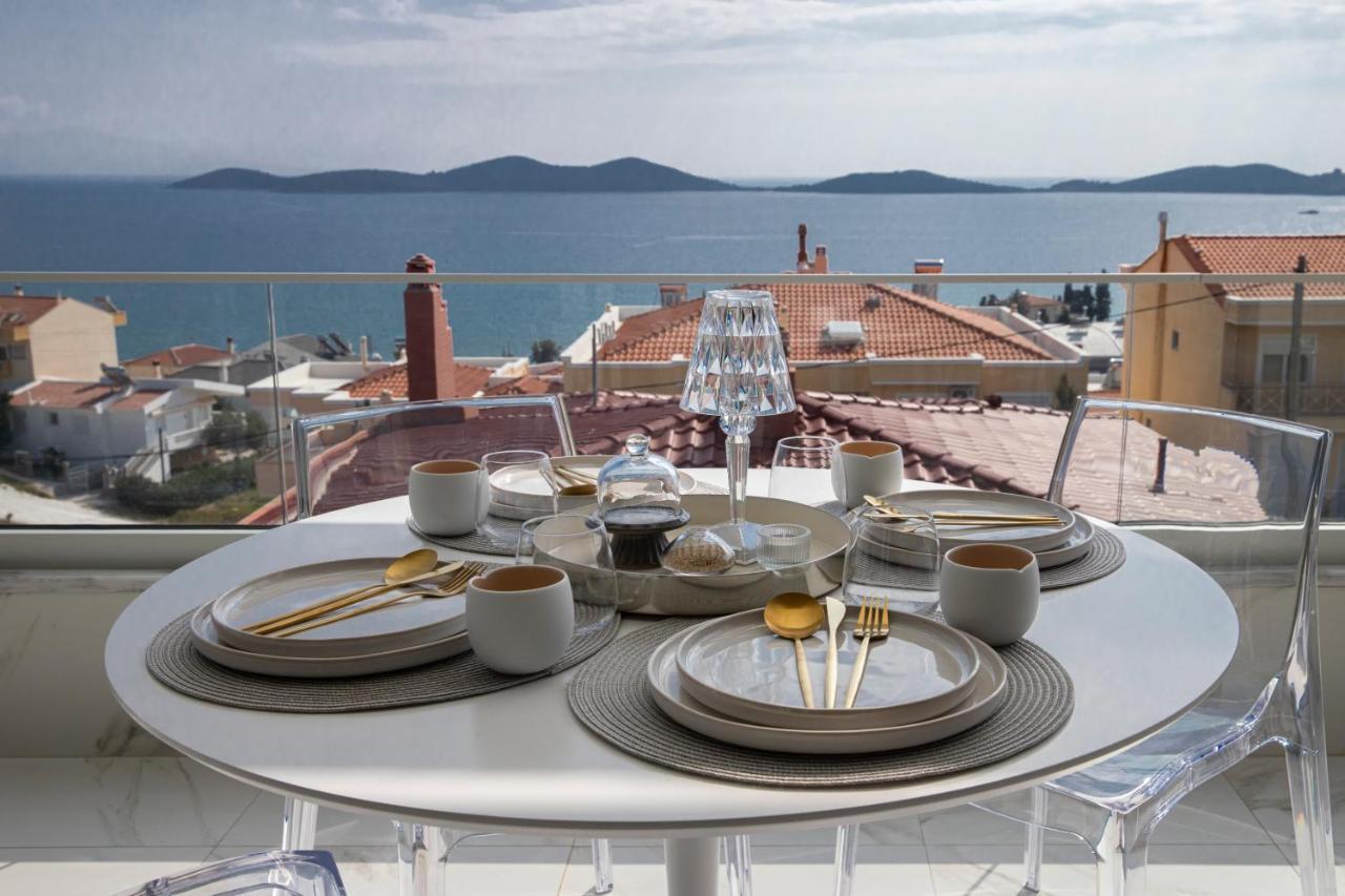 Dk Luxury Suite Néa Péramos Exteriör bild